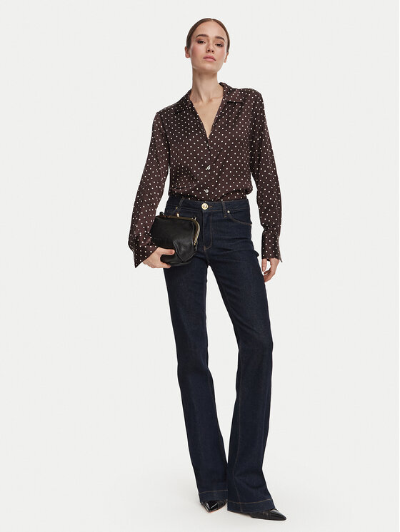 Guess Guess Cămașă W6YH23 W2946 Maro Regular Fit