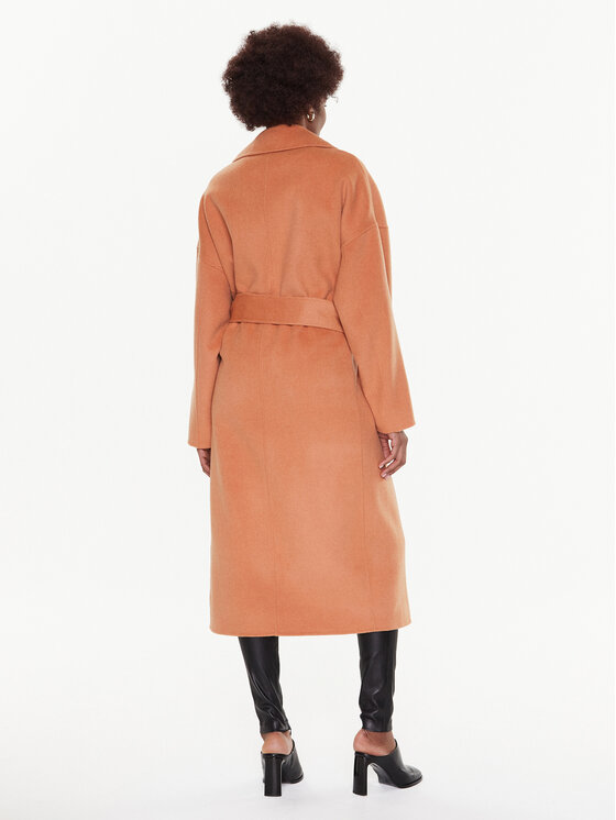Calvin Klein Calvin Klein Vuneni kaput K20K205006 Narančasta Oversize