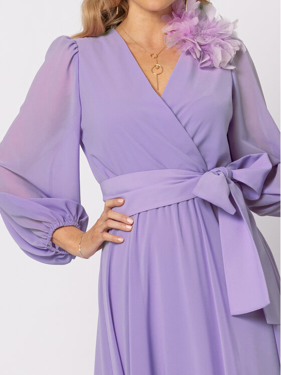 LIDIA KALITA LIDIA KALITA Sukienka wieczorowa Sydney Fioletowy Long Fit