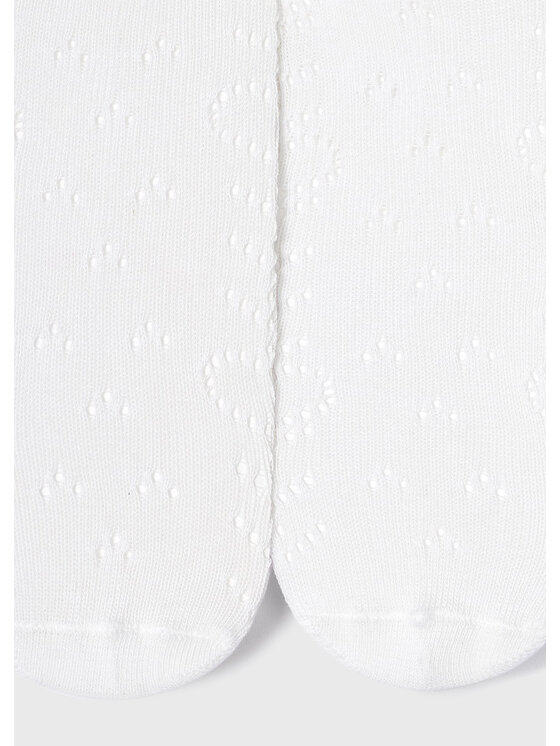 Collant bianco per bambina in tessuto elasticizzato FAGOTTINO da Bimba