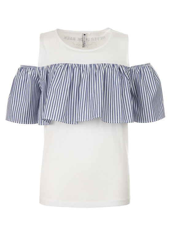 Primigi Primigi Bluză 43233561 Alb Regular Fit