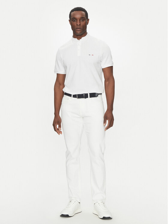 Hechter Paris Hechter Paris Jeansy 26050 151363 Biały Slim Fit