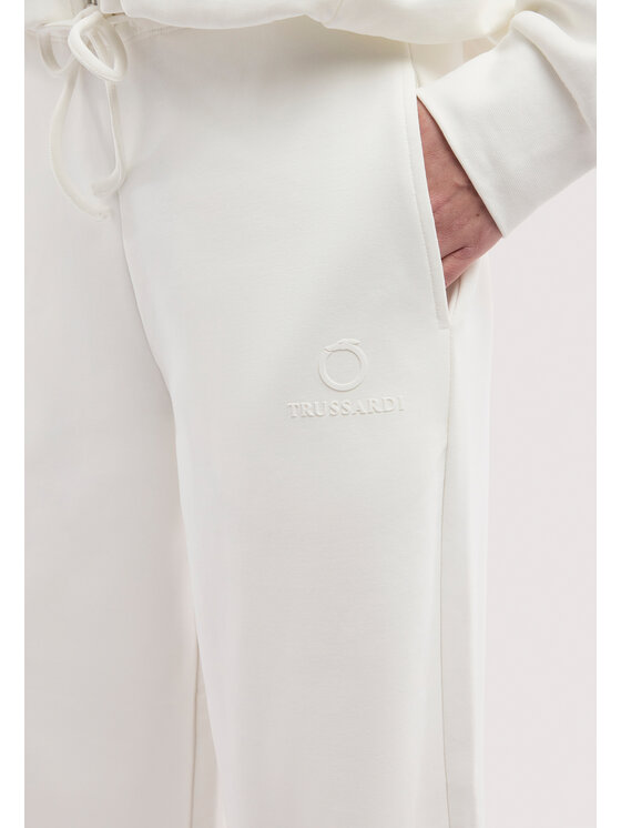 Trussardi Trussardi Spodnie materiałowe P8096000022N011 Biały Regular Fit