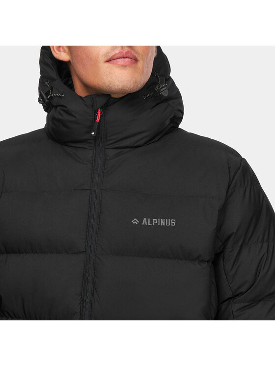 Alpinus Alpinus Kurtka zimowa Furggen Czarny Reglan Fit
