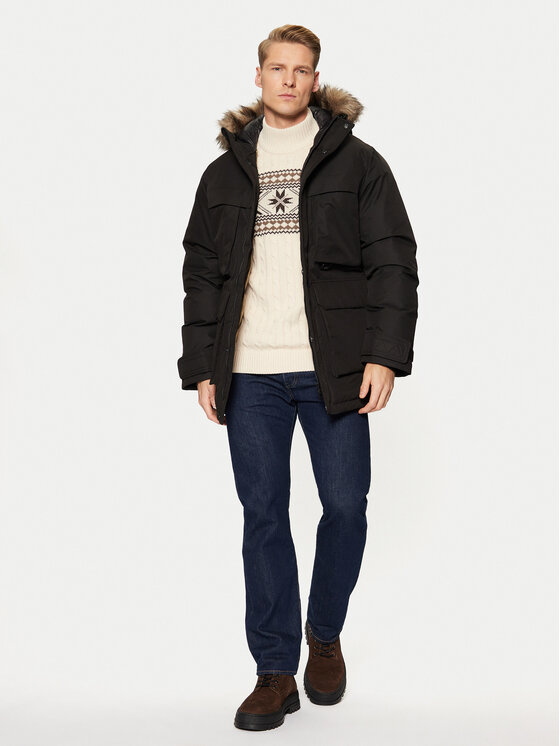 Jack & Jones Jack & Jones Parka Star 12256892 Čierna Regular Fit