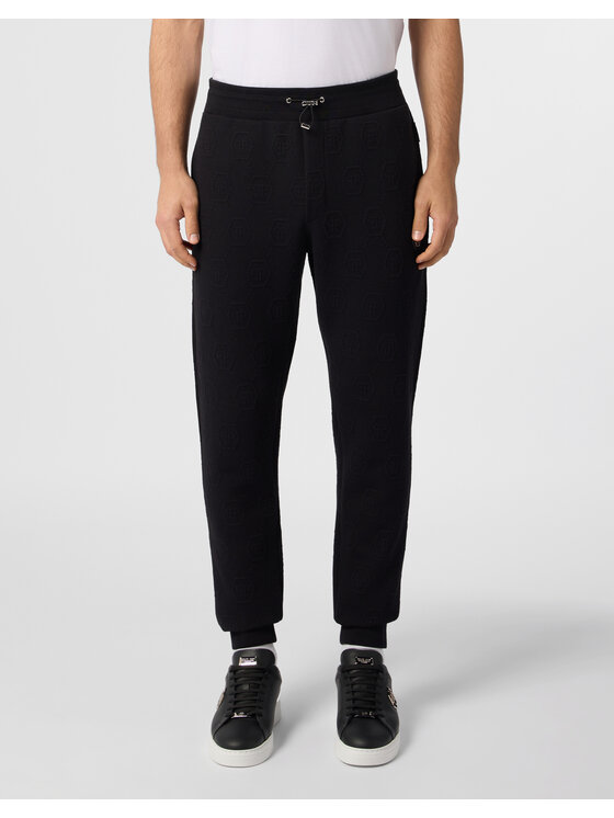 PHILIPP PLEIN PHILIPP PLEIN Spodnie dresowe 31121 Czarny Jogger Fit