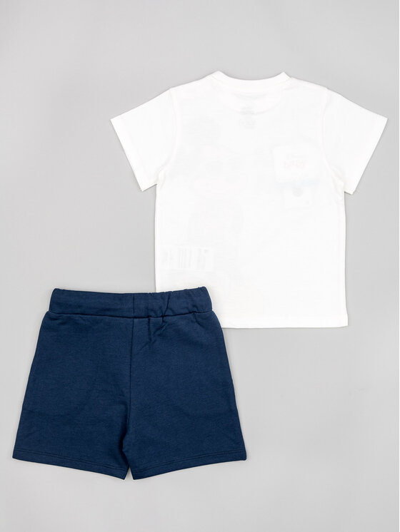 Zippy Zippy Set majica i hlače Myszka Miki ZBBAP0602 23002 Bijela Regular Fit