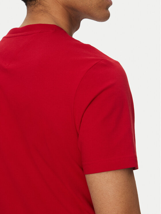 Tommy Hilfiger Tommy Hilfiger Тишърт Flag Box MW0MW38636 Червен Regular Fit