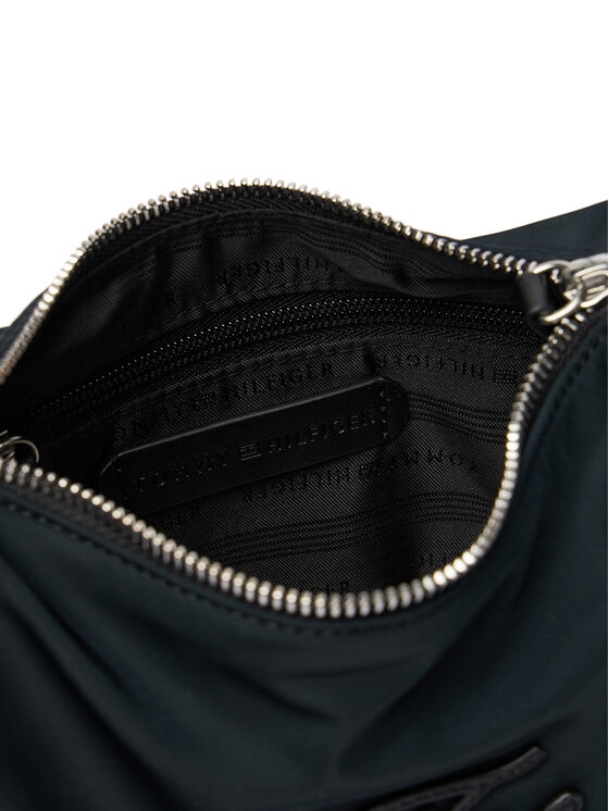 Tommy Hilfiger Tommy Hilfiger Torebka Th Elevated Nylon Mini Crossover AW0AW18623 Czarny