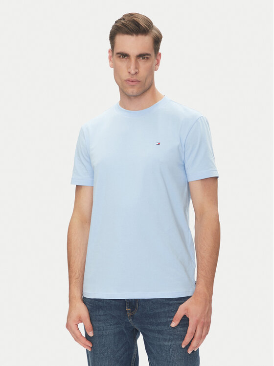 Tommy Hilfiger Tommy Hilfiger Tricou UM0UM03362 Albastru celest Regular Fit