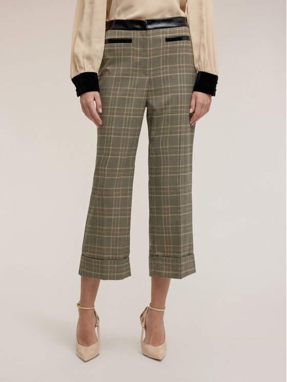 Motivi Motivi Pantaloni di tessuto P051Q004402N0R2 Écru Regular Fit