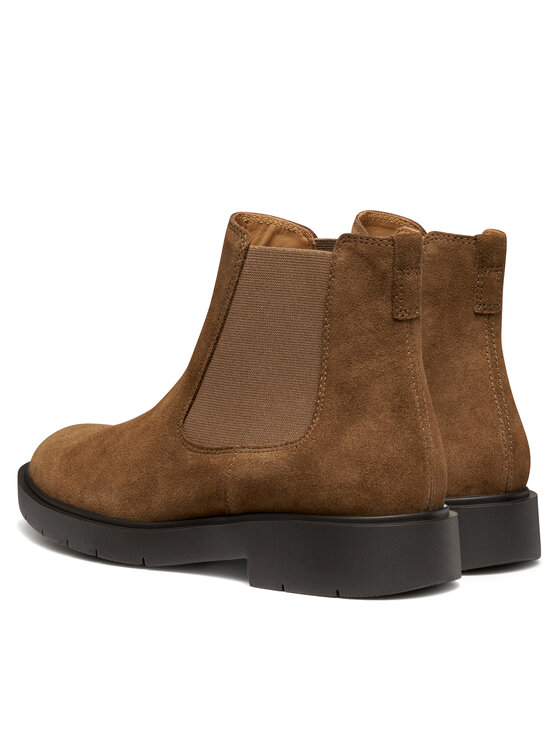 Geox Geox Kotníková obuv s elastickým prvkem D Spherica Ec1 D16QRC 00022 C6542 Hnědá
