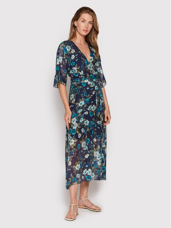 Guess Guess Poletna obleka W2YK38 WEPQ0 Mornarsko modra Regular Fit