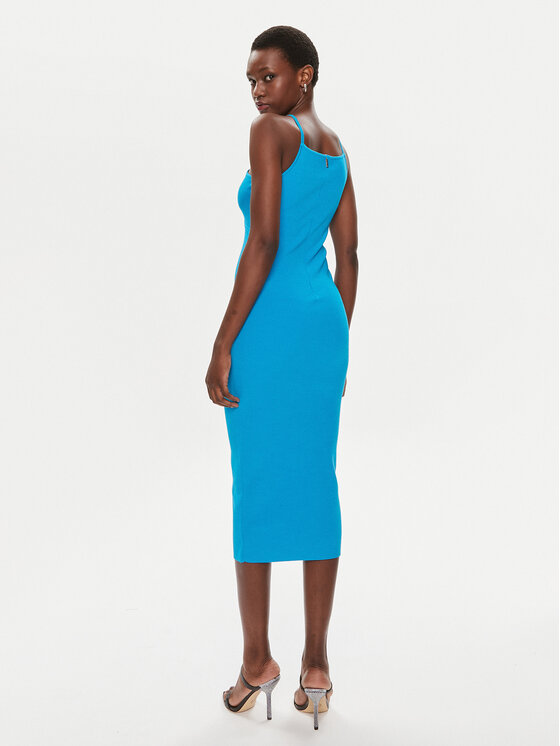 MICHAEL Michael Kors MICHAEL Michael Kors Vasaras kleita MS4822X33D Zils Slim Fit