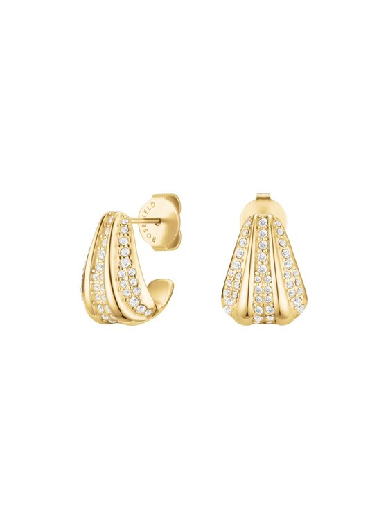 Rosefield Rosefield Kolczyki Pavé Collection Złoty