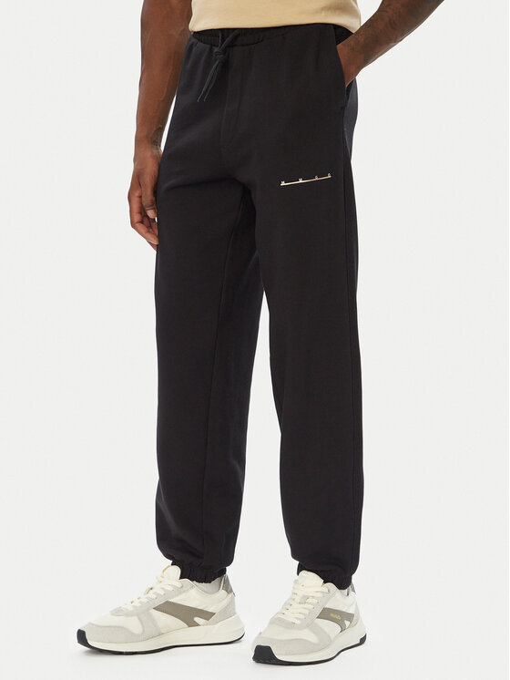 HUGO HUGO Долнище анцуг Datripant 50568125 Черен Relaxed Fit