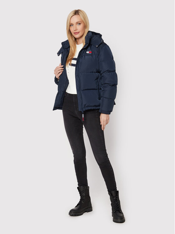 Tommy Jeans Tommy Jeans Pernata jakna Alaska DW0DW14661 Tamnoplava Regular Fit