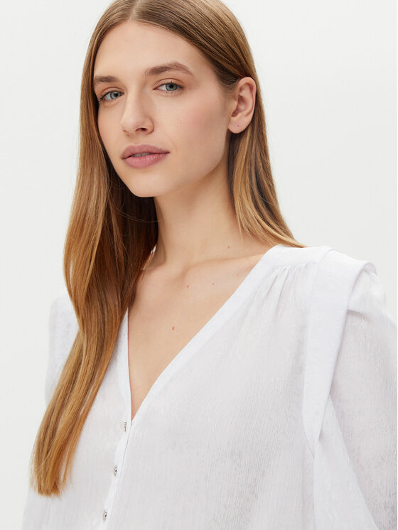 Morgan Morgan Bluse 251-CALA Weiß Regular Fit