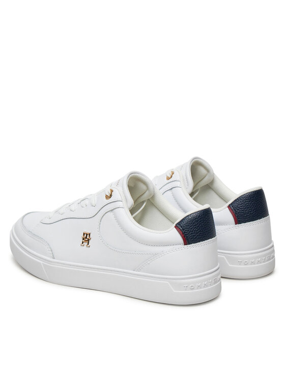 Tommy Hilfiger Tommy Hilfiger Сникърси Essential Chic Court Sneaker FW0FW08579 Бял