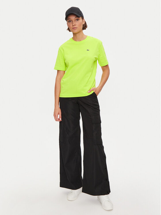 Lacoste Lacoste T-shirt TF7215 Žuta Loose Fit