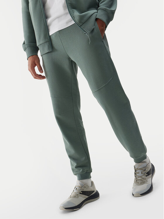 4F 4F Melegítő alsó 4FWSS24TTROM645 Zöld Regular Fit