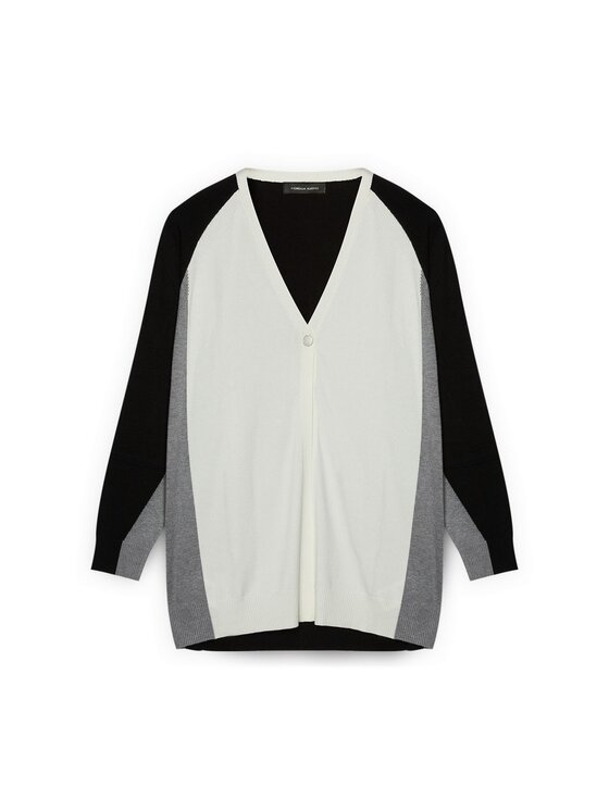 Fiorella Rubino Fiorella Rubino Kardigan M732L008116N0S1 Czarny Regular Fit