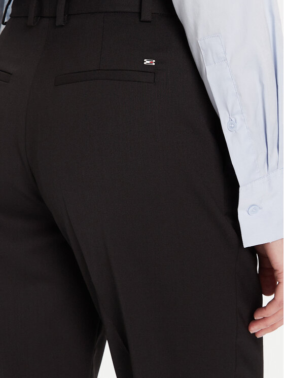 Tommy Hilfiger Tommy Hilfiger Chino hlače WW0WW48353 Črna Slim Fit