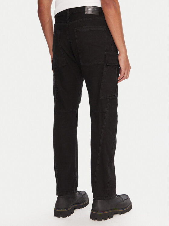 G-Star Raw G-Star Raw Hlače iz tkanine Contor 3D D27049-D491 Črna Regular Fit