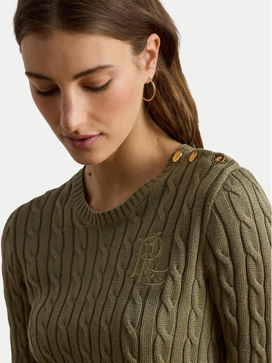 LAUREN RALPH LAUREN LAUREN RALPH LAUREN Džemper Montiva 200P14039004 Zelena Regular Fit