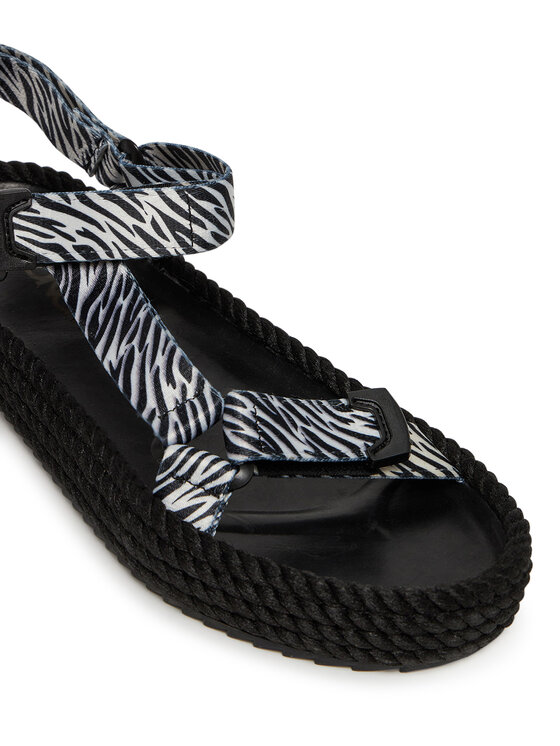 Bohonomad Bohonomad Sandały Miami Elastic MIA.20-ZEB Biały