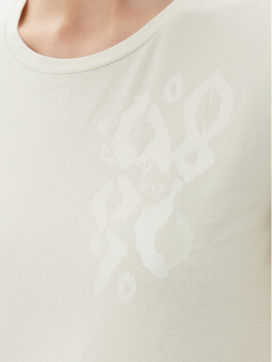 EA7 Emporio Armani EA7 Emporio Armani T-Shirt 7W000133 AF10373 U1112 Béžová Regular Fit