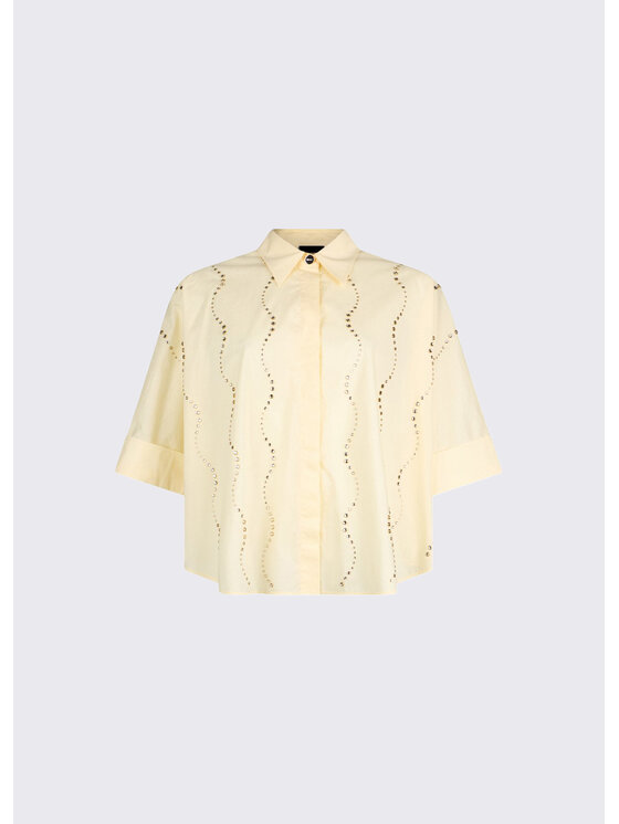 Liu Jo Liu Jo Koszula CA6345TS246P9640 Żółty Loose Fit