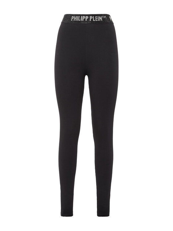 PHILIPP PLEIN PHILIPP PLEIN Legginsy 111 Czarny Skin Tight Fit