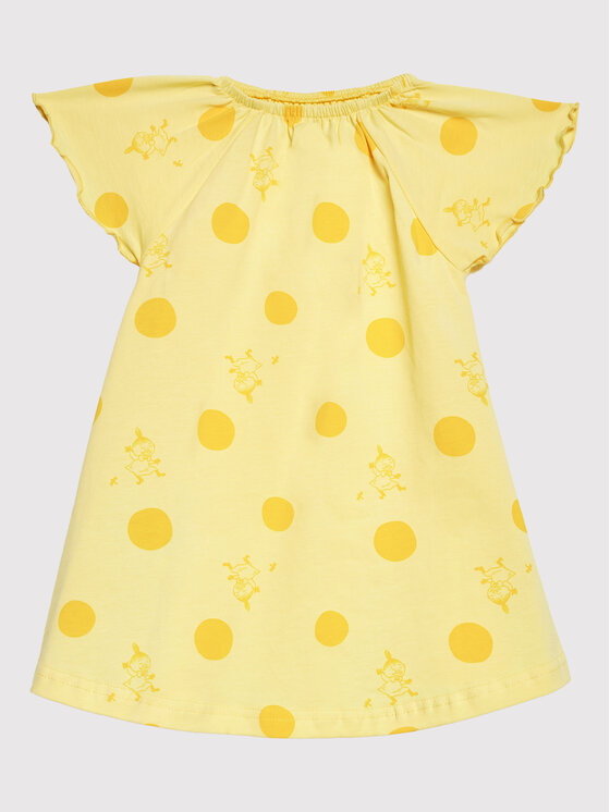 Reima Reima Ljetna haljina MOOMIN Solros 515006M Žuta Regular Fit