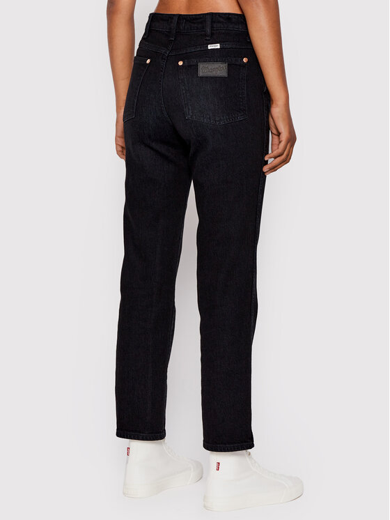 Wrangler Wrangler Jeansy Prudence 112319360 Czarny Straight Fit