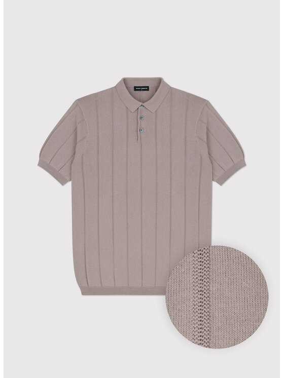 Pako Lorente Pako Lorente Polo P26WF-TX-005 Szary Regular Fit