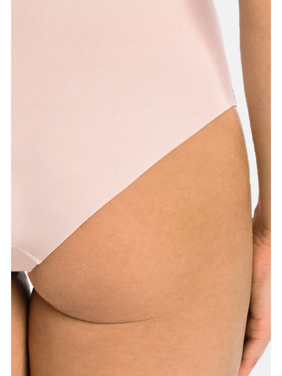 Teyli Teyli Body damskie wyszczuplające bezszwowe Mercy Beżowy