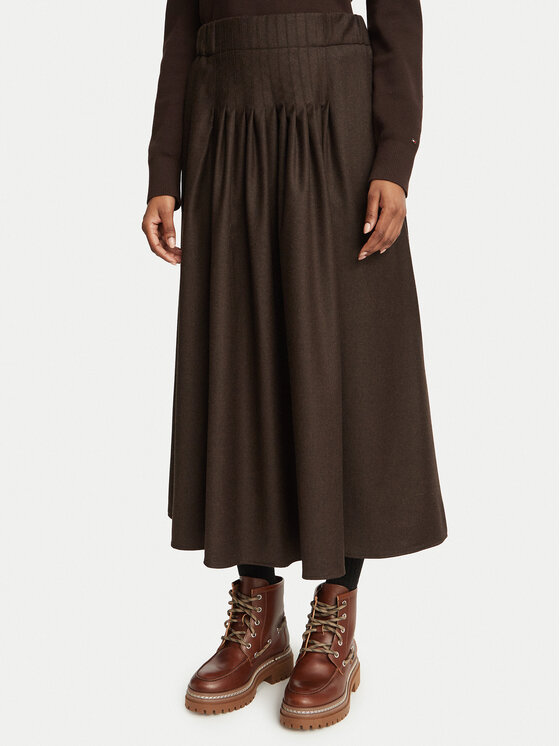 Weekend Max Mara Weekend Max Mara Миди пола Ovest 2625106032 Тъмносин Regular Fit