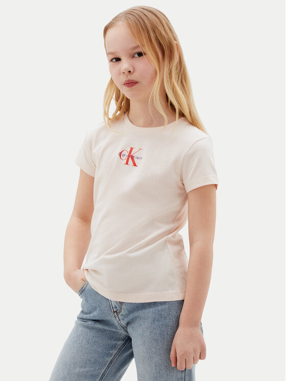 Calvin Klein Jeans Calvin Klein Jeans Тишърт LVCKSJA15G Розов Regular Fit