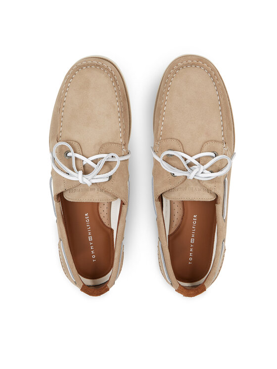 Mens boat shoes tommy hilfiger deals