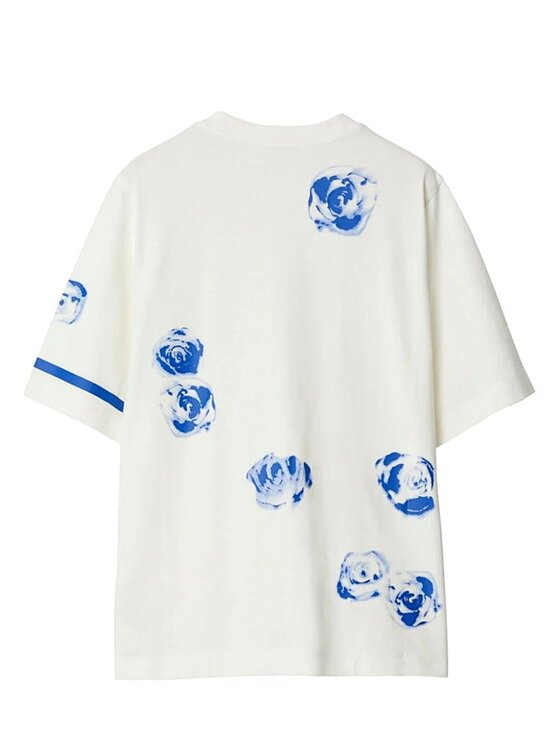 Burberry Burberry T-Shirt 8081394 Biały Regular Fit