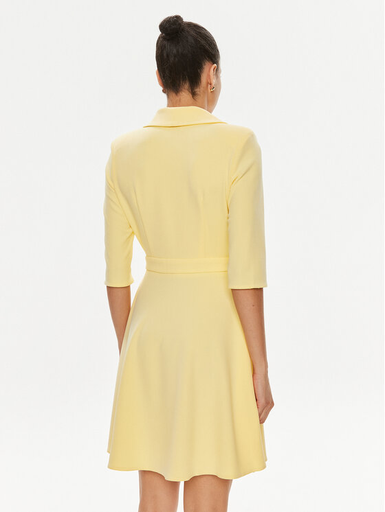 Rinascimento Rinascimento Abito da cocktail CFC0118280003 Giallo Regular Fit