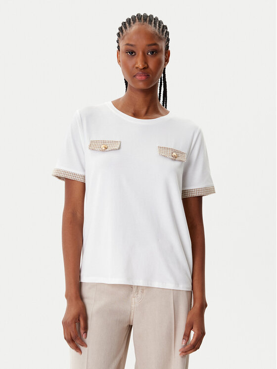 Morgan Morgan T-Shirt 252-DAEL Biały Regular Fit