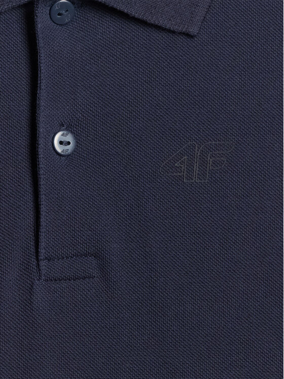 4F 4F Polo BASIC+ Granatowy Regular Fit