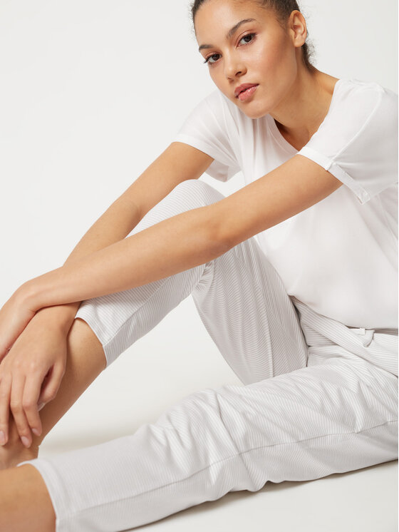 Skiny Skiny Dámské kalhoty 80780 Stříbrná Regular Fit