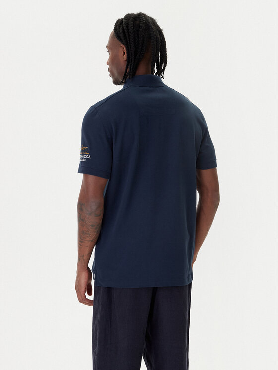 Aeronautica Militare Aeronautica Militare Polo 261PO1915UP00191 Tumši zils Regular Fit