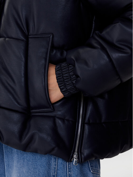 Sportmax Code Sportmax Code Μπουφάν από απομίμηση δέρματος Delta 74860205 Μαύρο Relaxed Fit