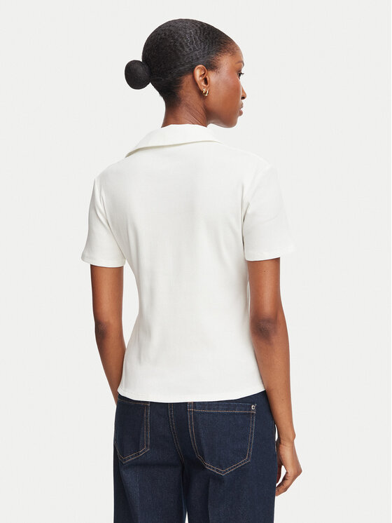 Morgan Morgan Poloshirt 252-DPOLLA Weiß Slim Fit