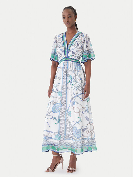 Hale Bob Hale Bob Sommerkleid with silk Neve 61SG674A Bunt Regular Fit