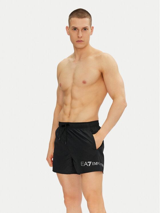 EA7 Emporio Armani EA7 Emporio Armani Kopalne hlače 7M000519 AF13049 MC026 Črna Regular Fit